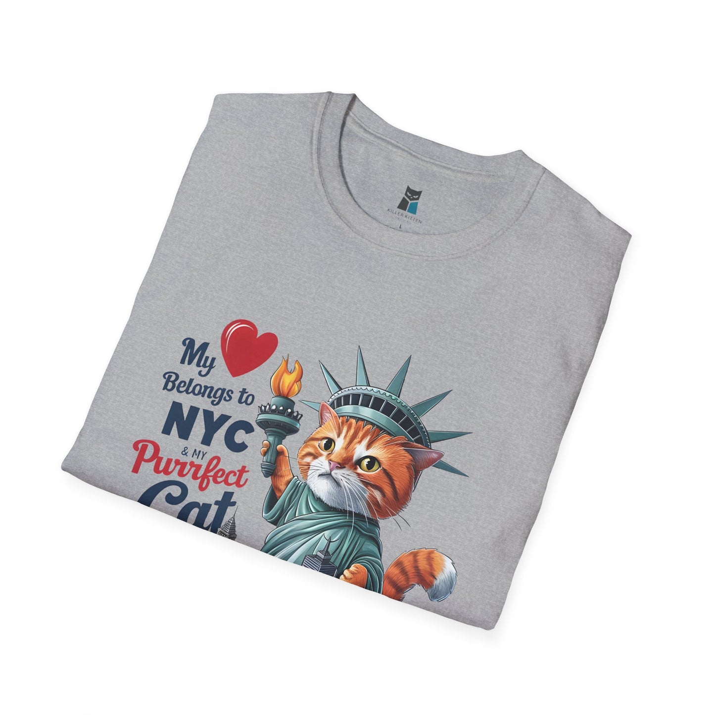 My Heart Belongs to NYC & My Purrfect Cat T-shirt