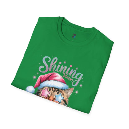 Shining Bright Christmas Star Unisex T-Shirt