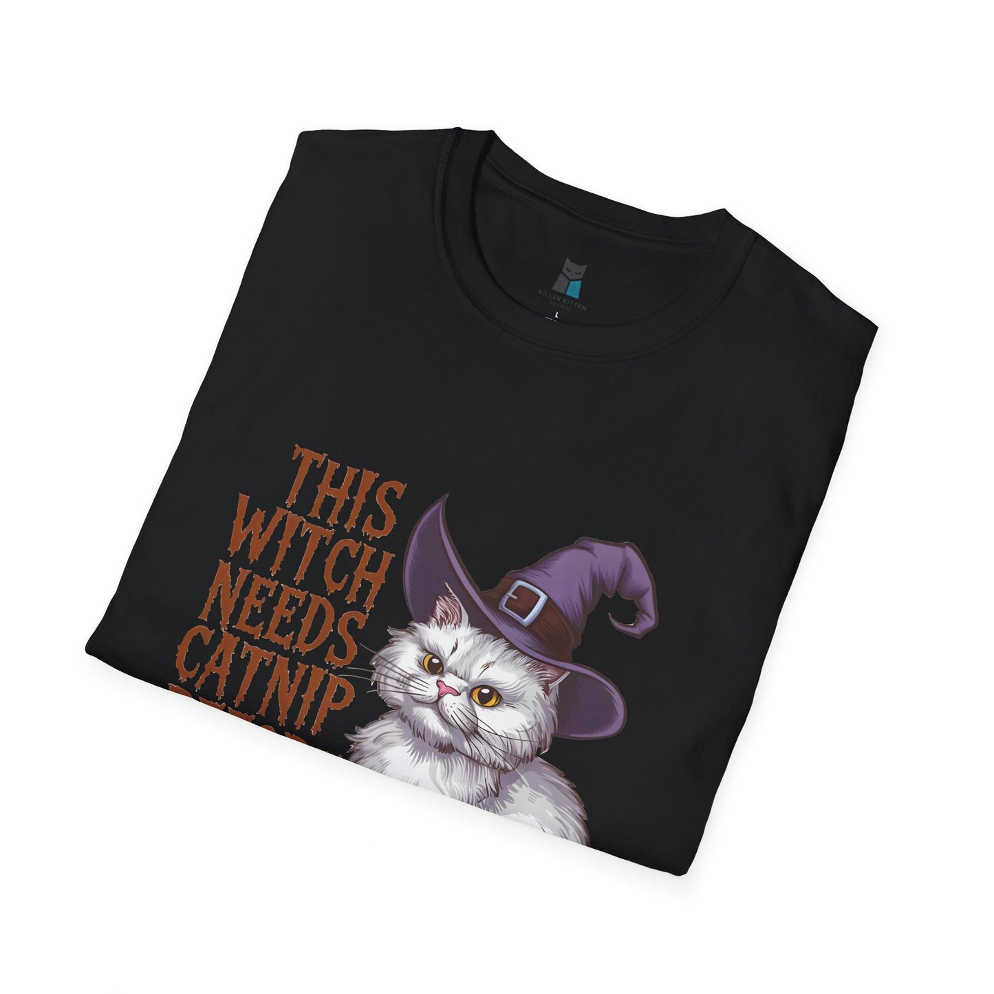 Halloween Catnip Witch T-shirt