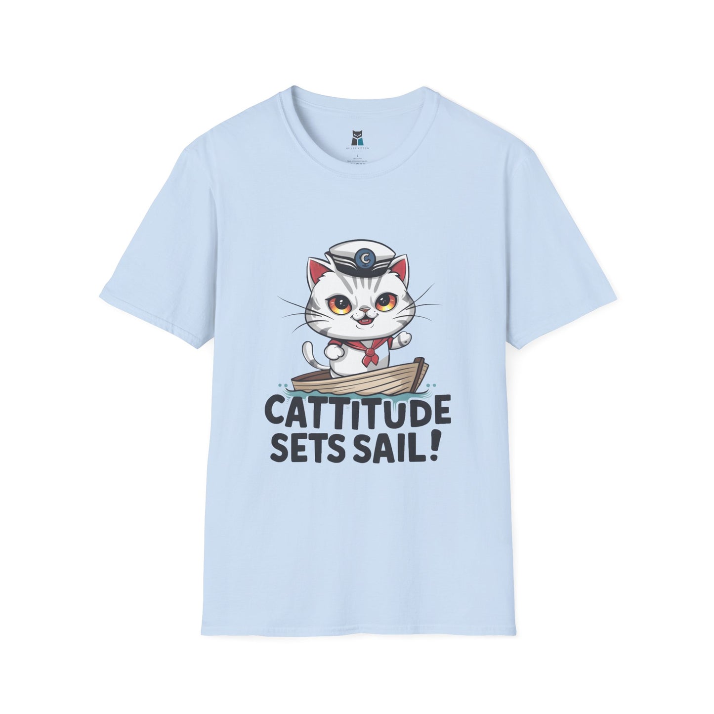 Cattitude Sets Sail T-Shirt