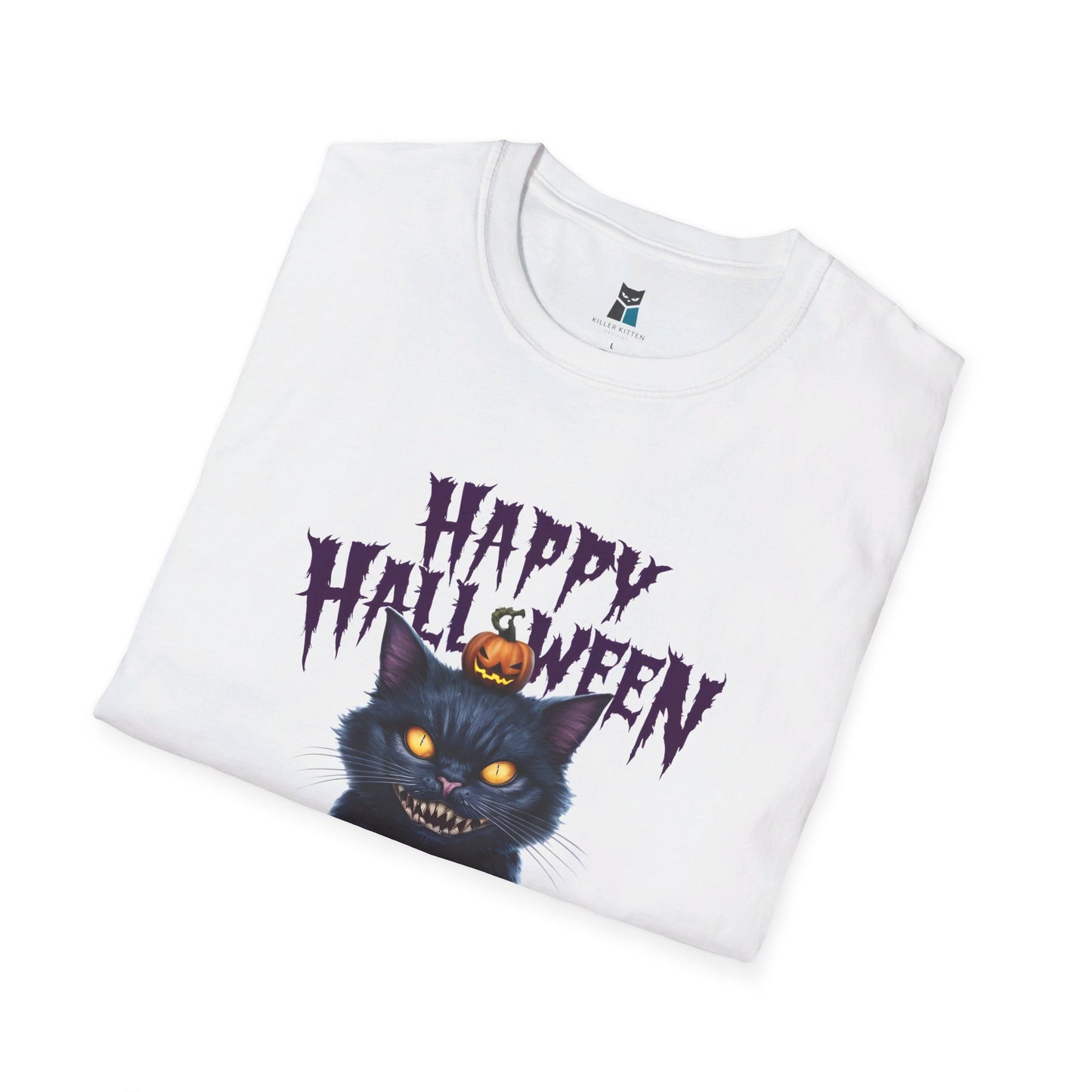 Spooky Cat Halloween T-Shirt