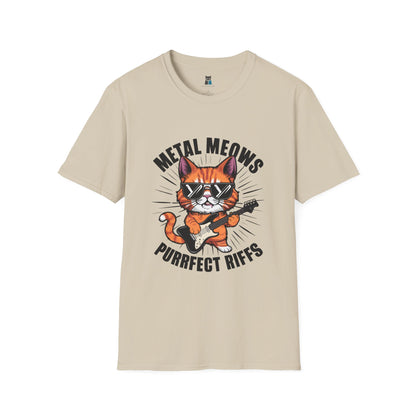 Metal Meows Purrfect Riffs T-Shirt