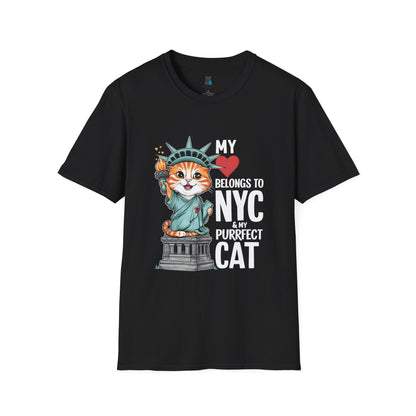 My Heart Belongs to NYC & My Purrfect Cat T-shirt