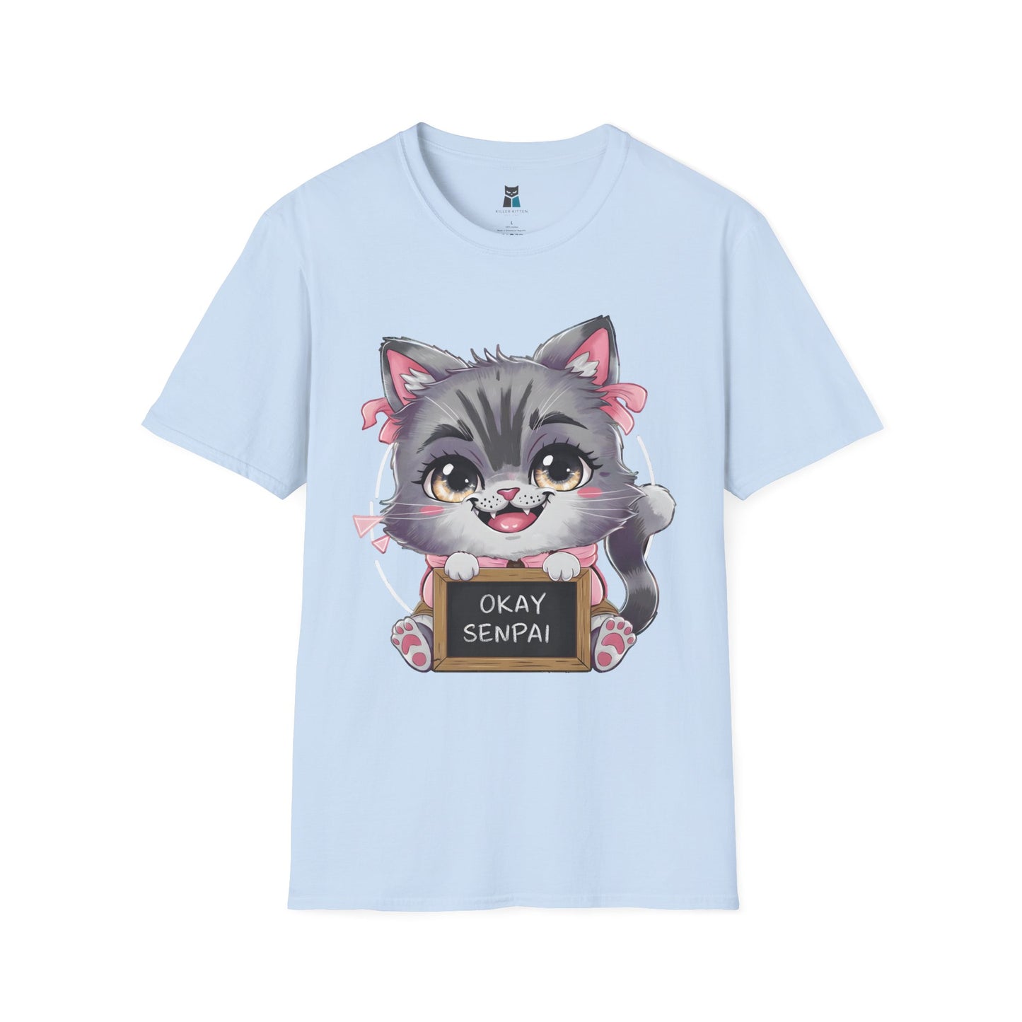 Okay Senpai Kawaii Cat T-shirt