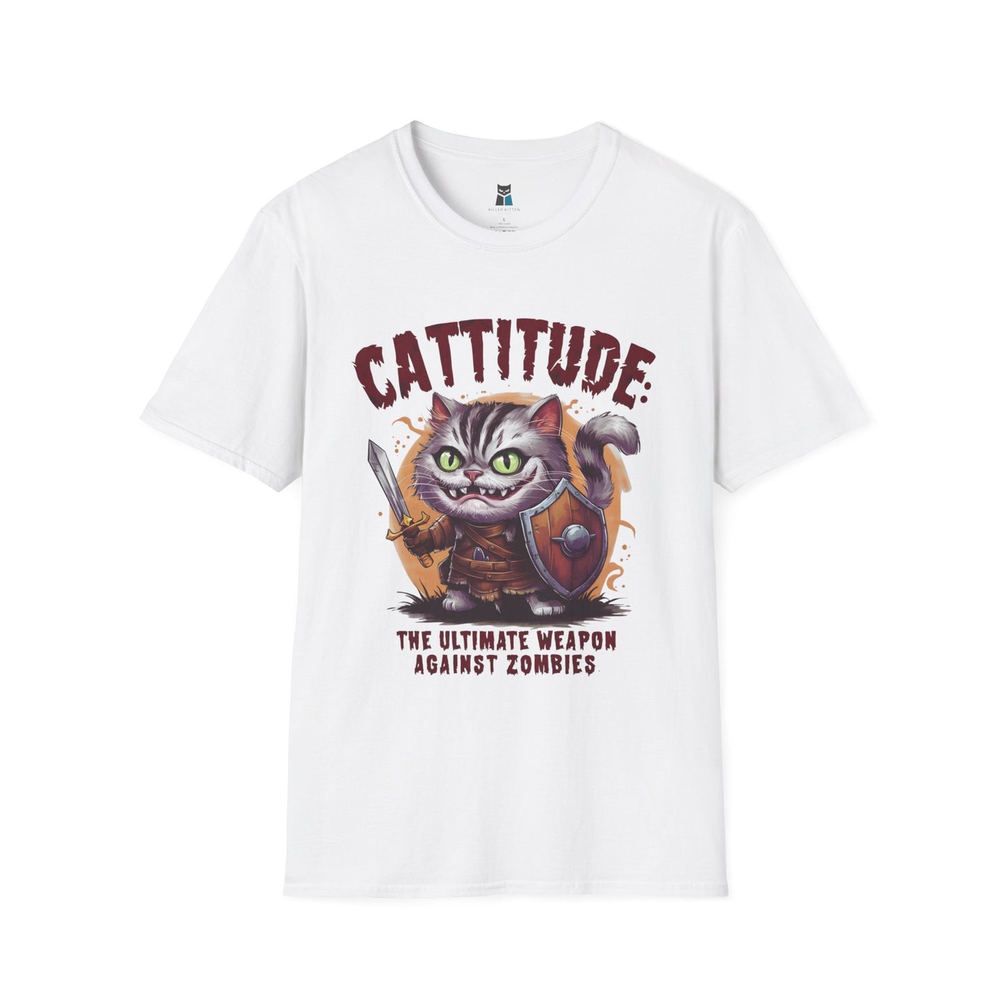 Cattitude Zombie Apocalypse T-Shirt