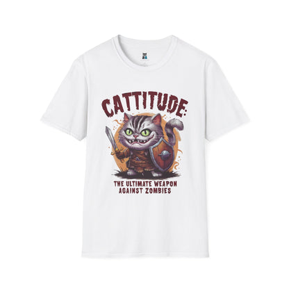 Cattitude Zombie Apocalypse T-Shirt