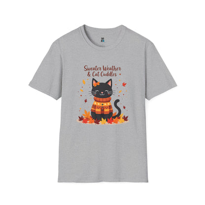 Sweater Weather & Cat Cuddles T-Shirt