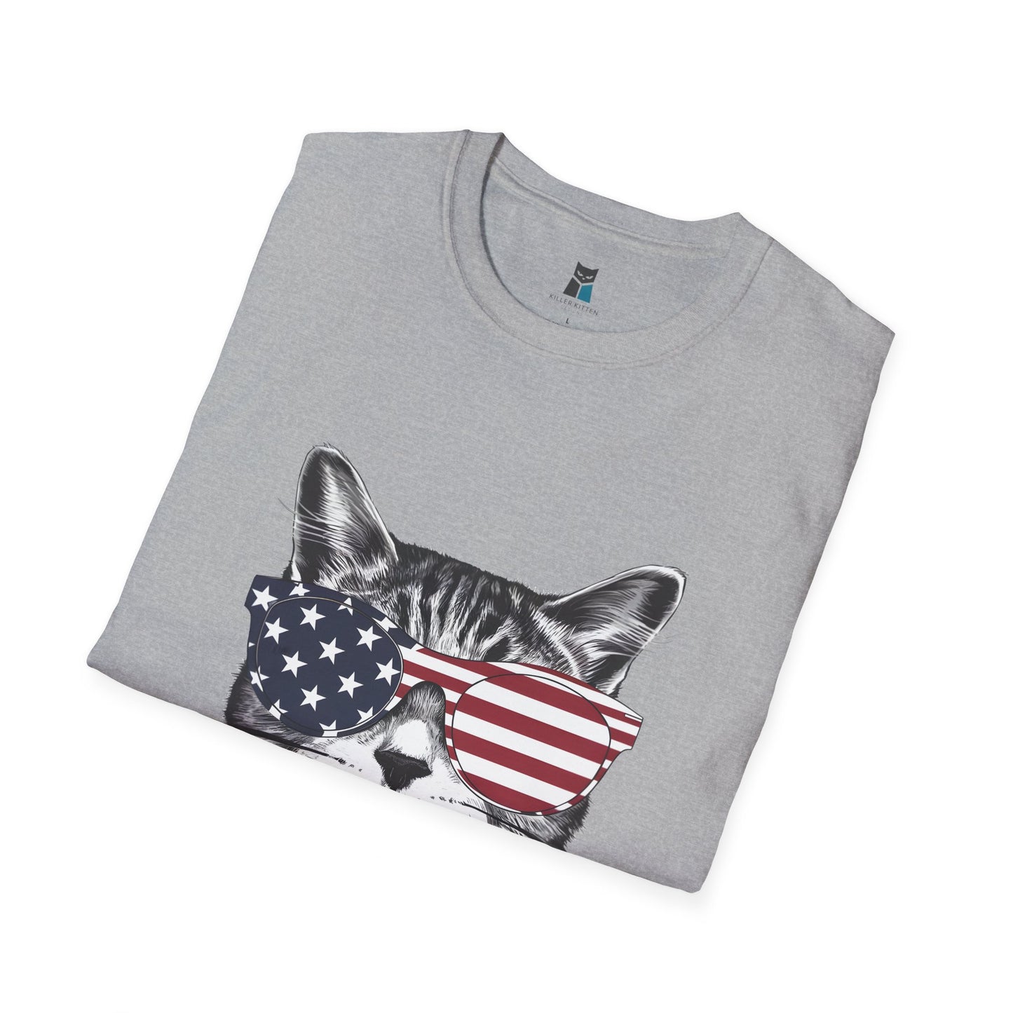 Patriotic Meowica Cat T-Shirt