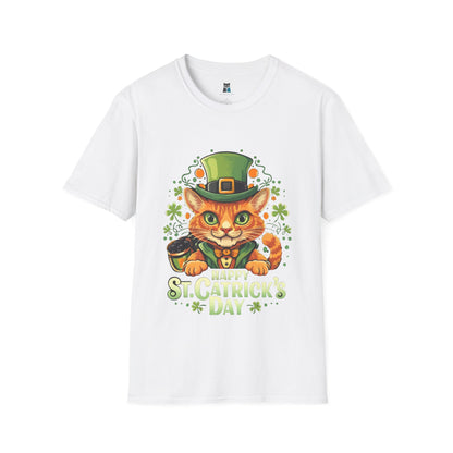 Happy St. Catrick's Day Funny Cat T-Shirt