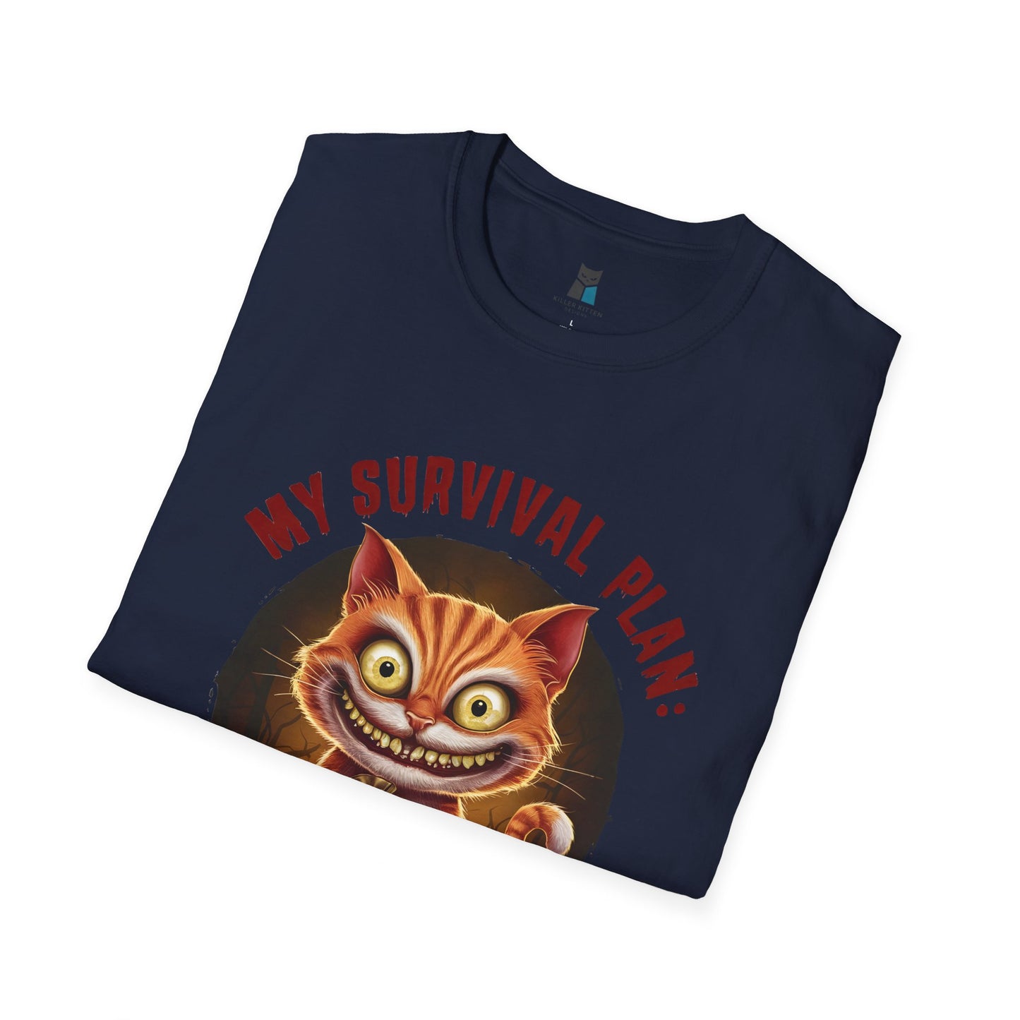 Zombie Apocalypse Survival Cat T-Shirt