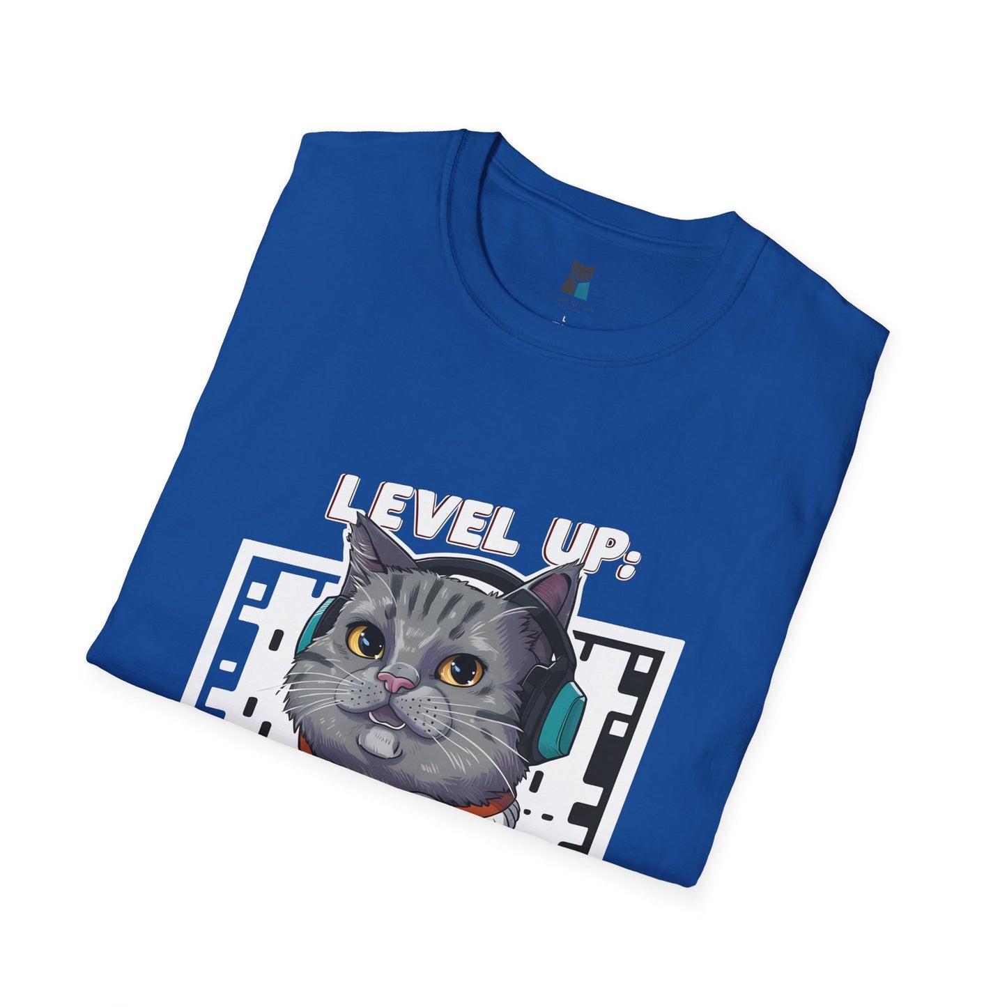 Level Up Gamer Cat T-Shirt