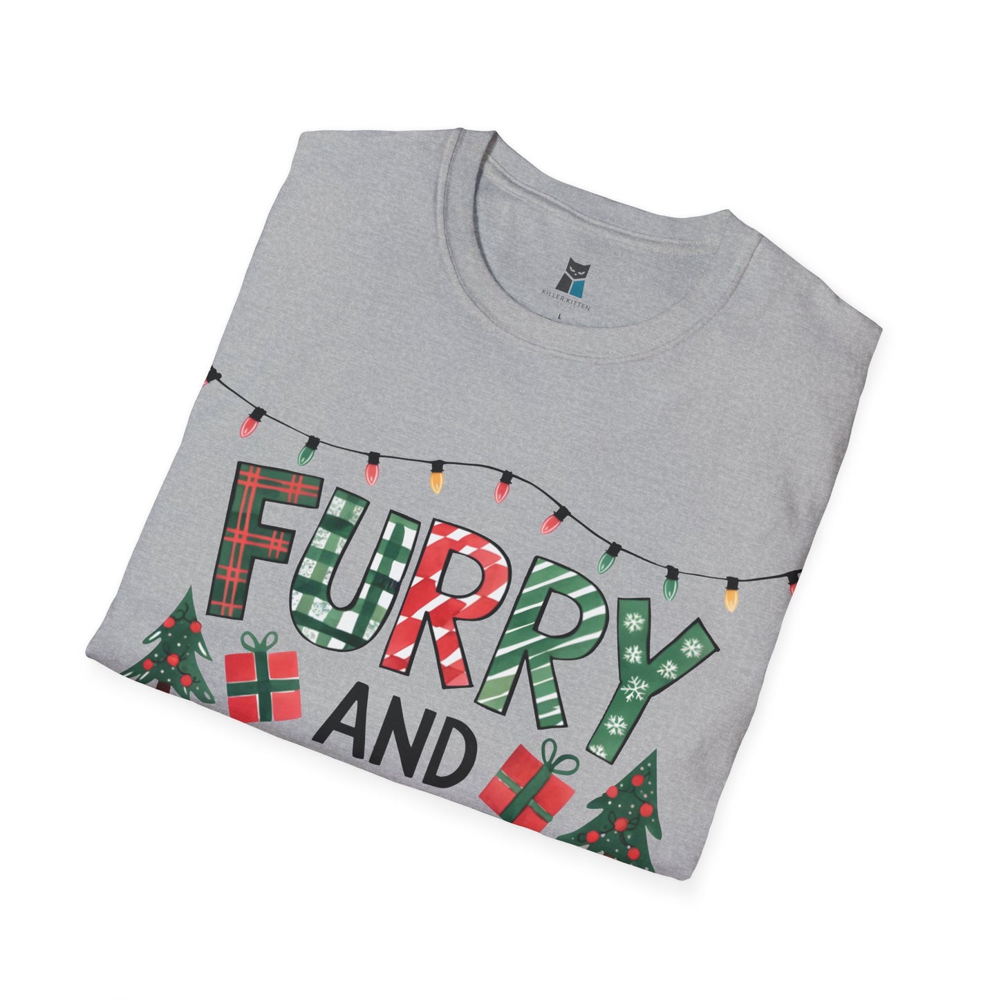 Furry and Bright Christmas T-Shirt