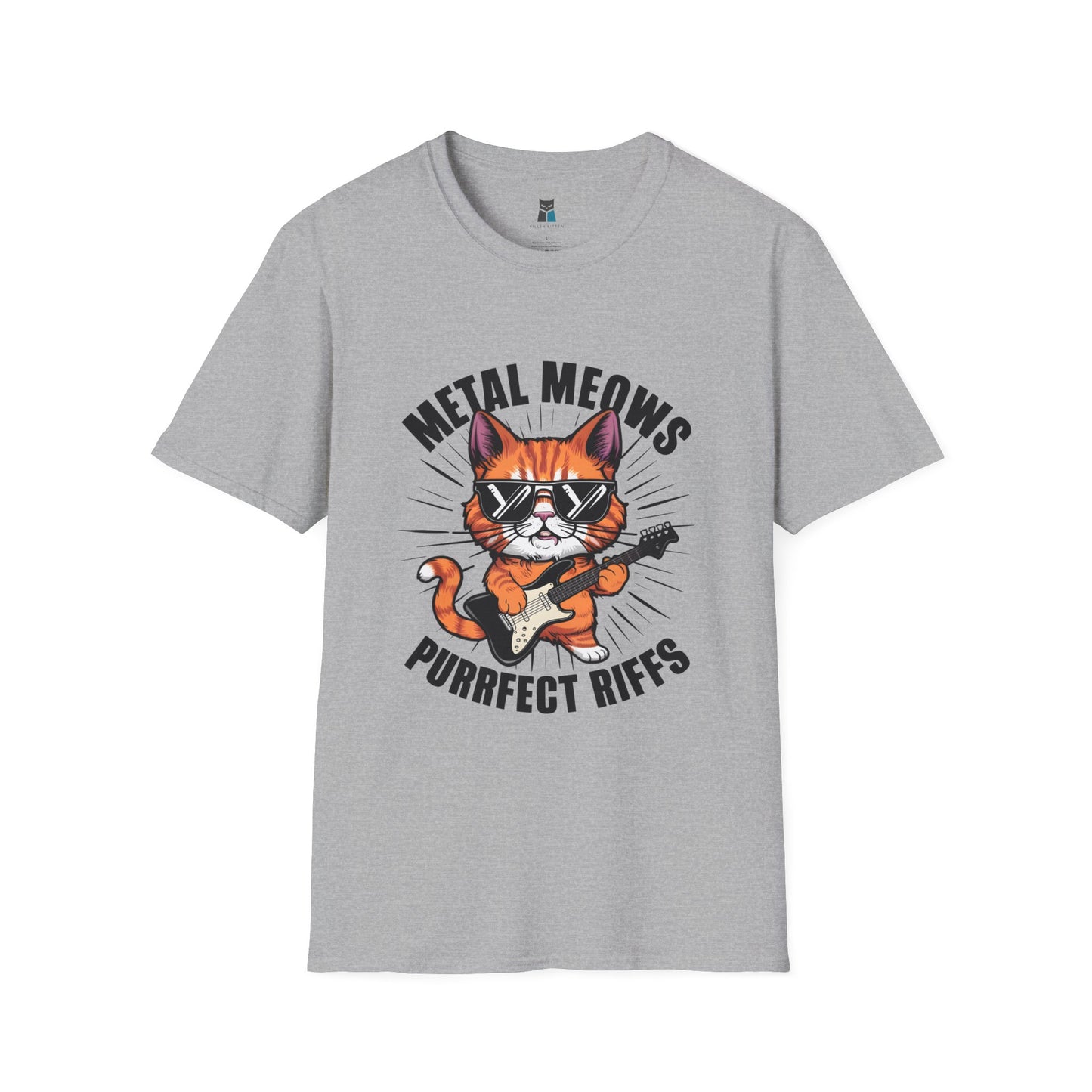 Metal Meows Purrfect Riffs T-Shirt