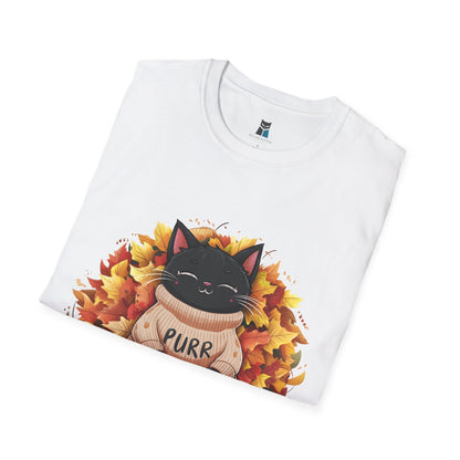 Cozy Fall Cat T-Shirt