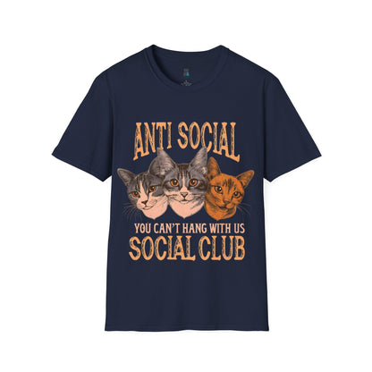 Anti-Social Cat T-Shirt