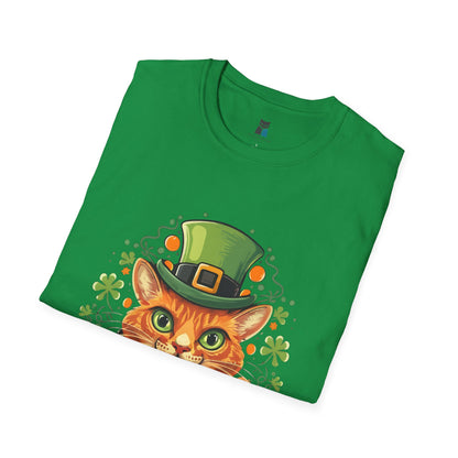 Happy St. Catrick's Day Funny Cat T-Shirt