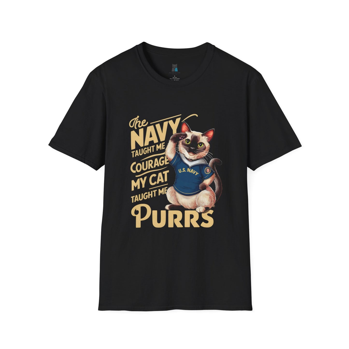 U.S. Navy Retired Cat Lover T-Shirt