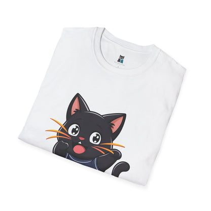 Kawaii Ramen Cat Anime T-Shirt