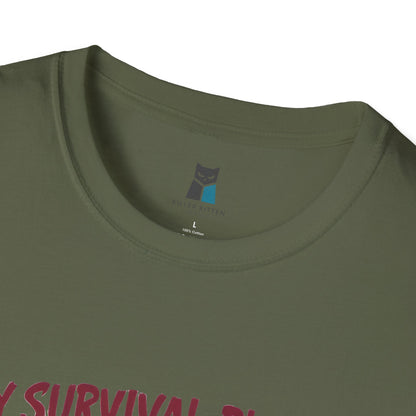 Zombie Apocalypse Survival Cat T-Shirt