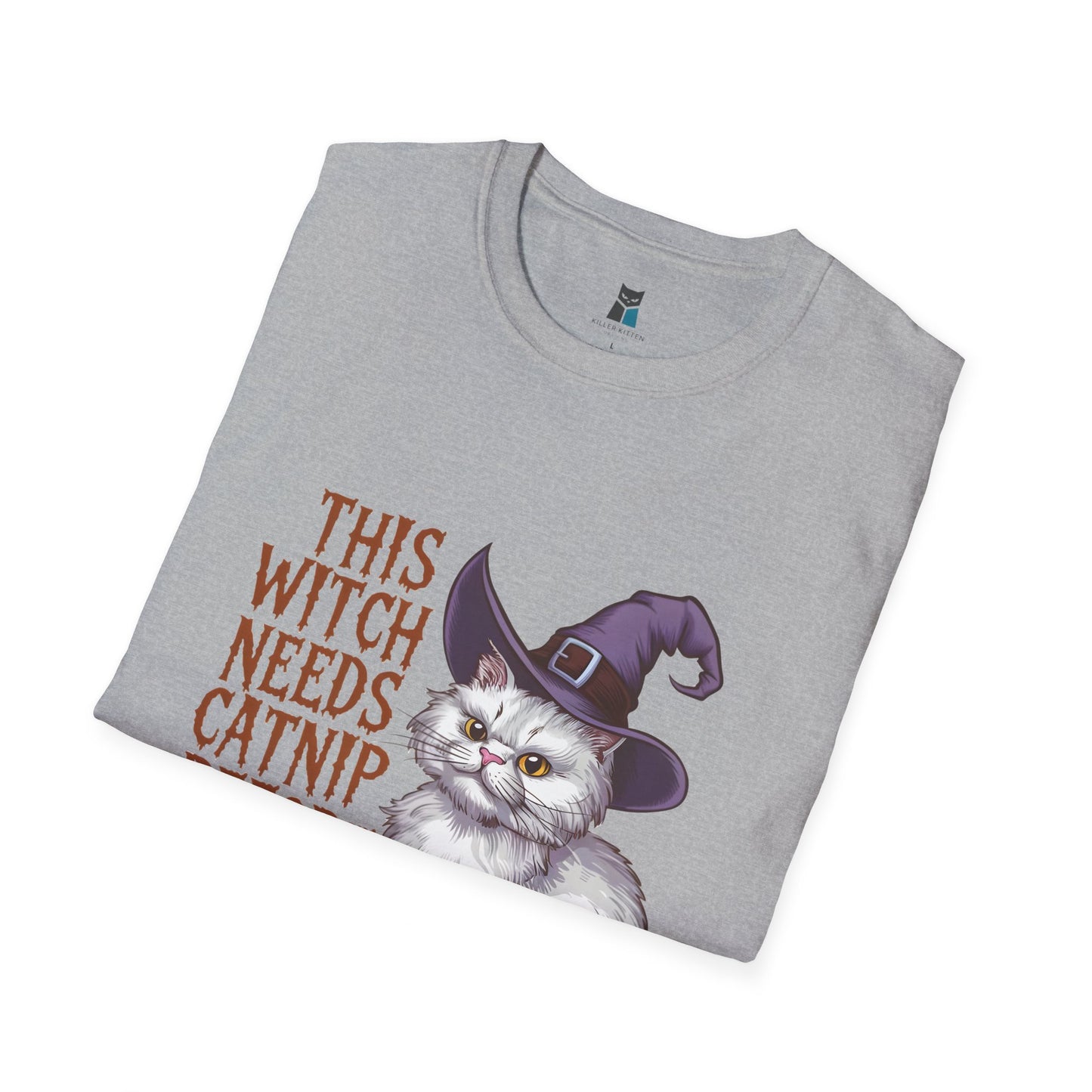 Halloween Catnip Witch T-shirt