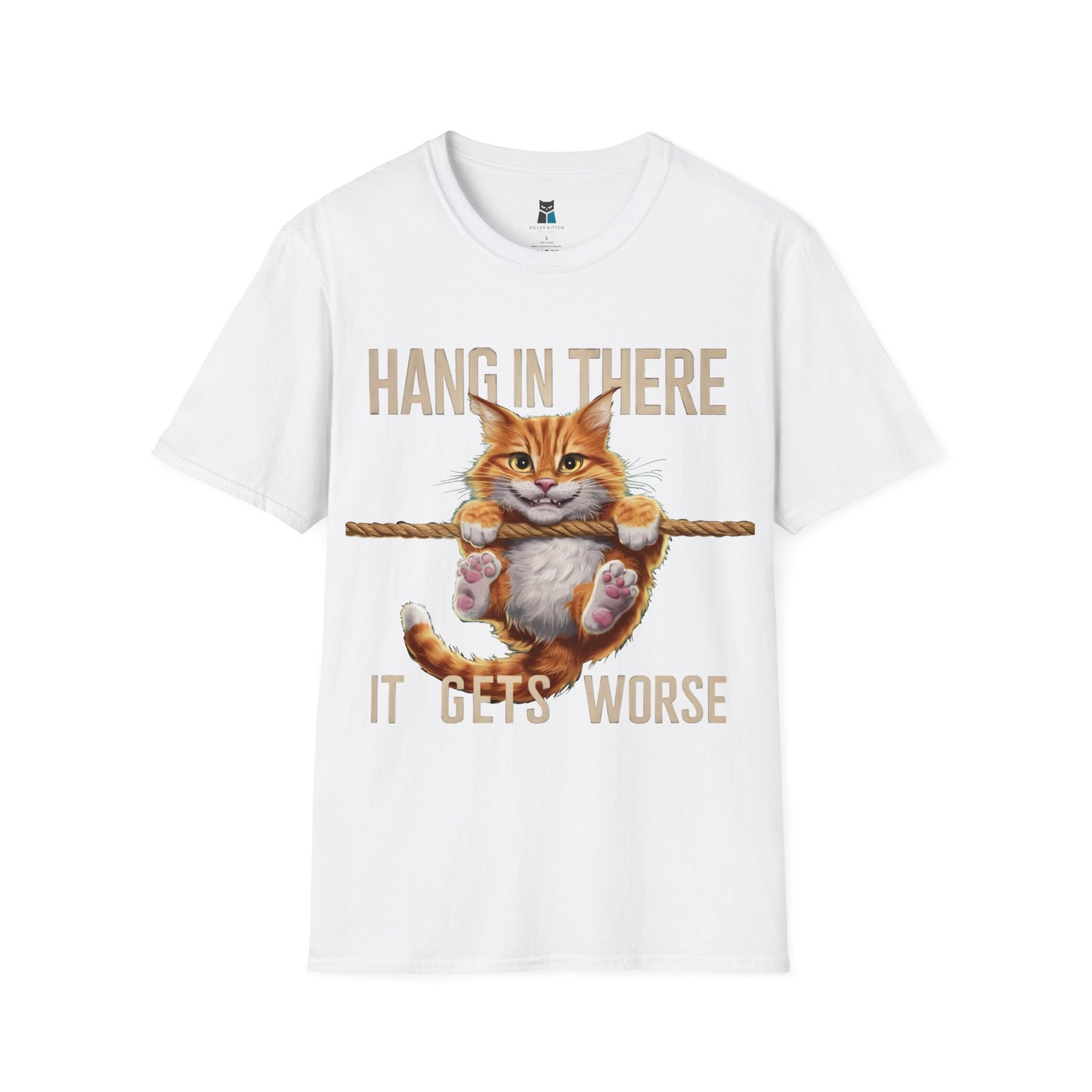 Hang in There Sarcastic Cat T-Shirt