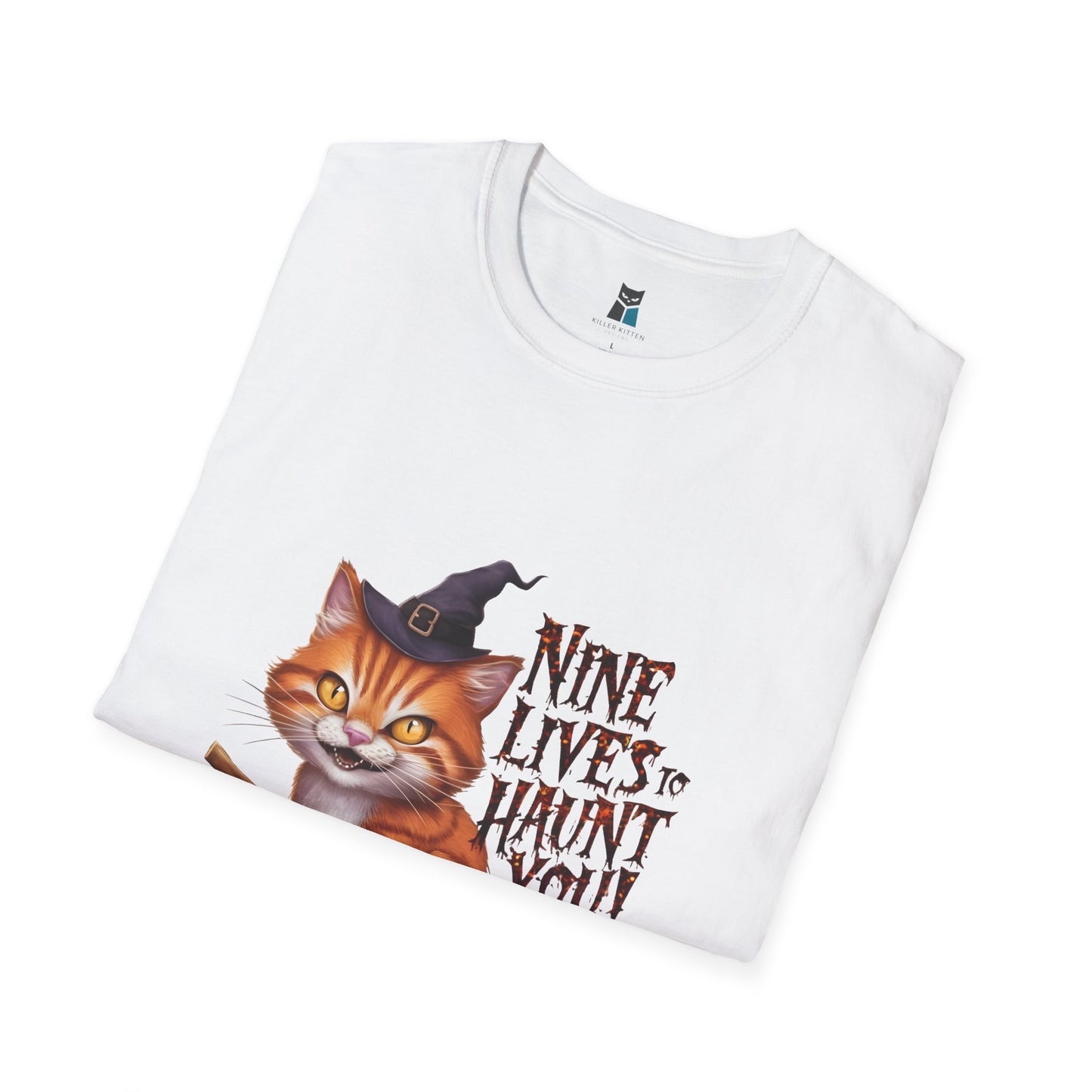 Spooky Cat Halloween T-Shirt