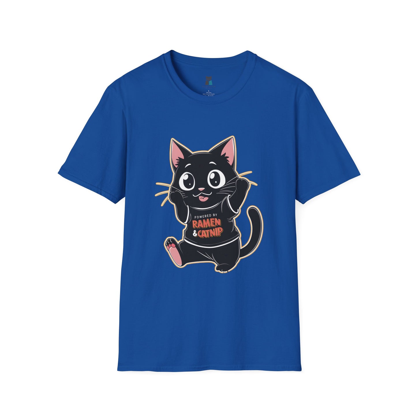 Kawaii Ramen Cat Anime T-Shirt