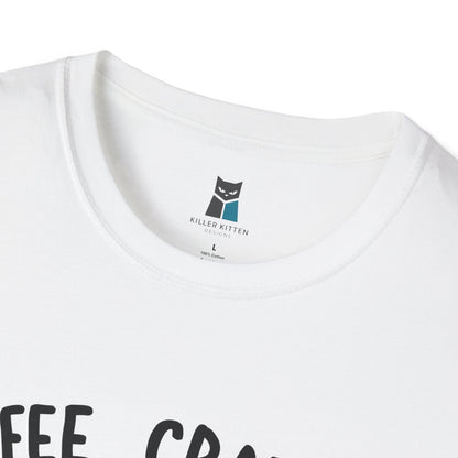 Coffee, Crayons, & Cattitude! Cat-tastic Kindergarten Teacher T-shirt