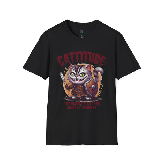 Cattitude Zombie Apocalypse T-Shirt