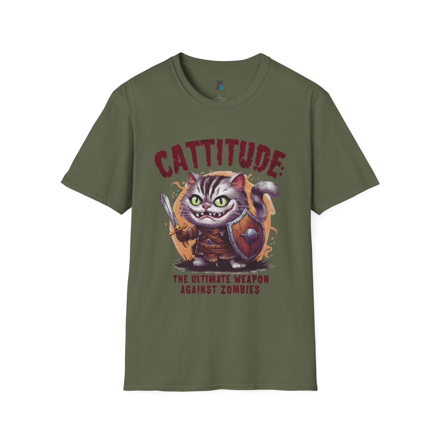 Cattitude Zombie Apocalypse T-Shirt