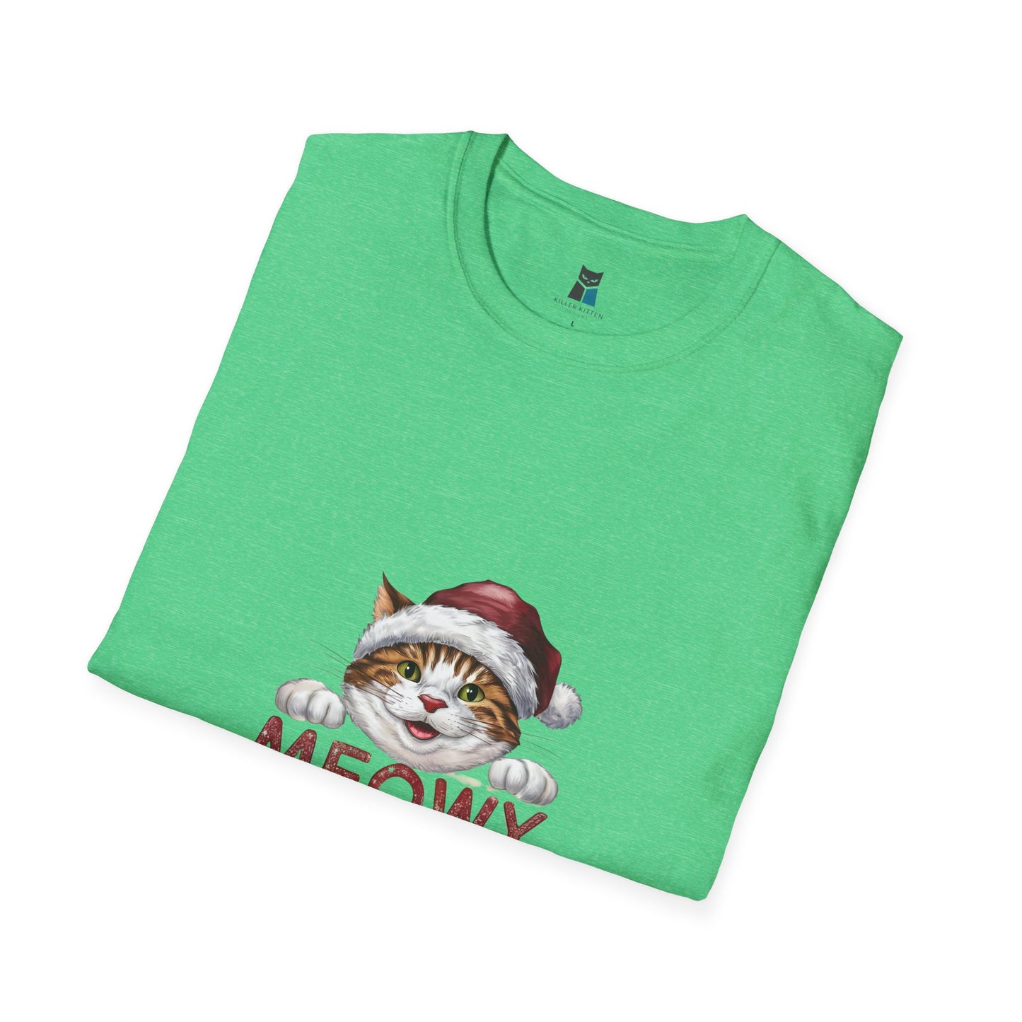 Meowy Christmas Cat T-Shirt