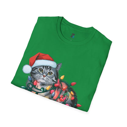 Festive Cat Christmas T-Shirt