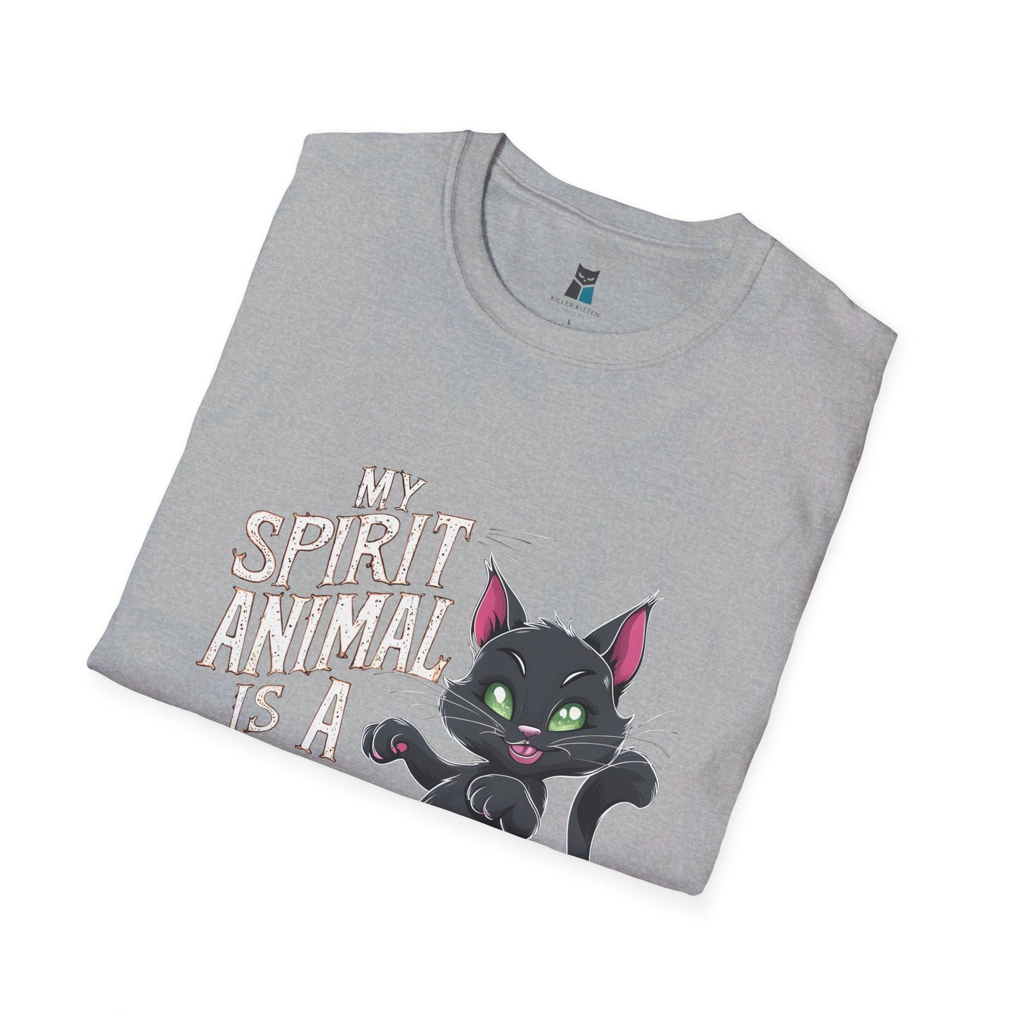 Sassy Black Cat Spirit Animal Halloween T-Shirt