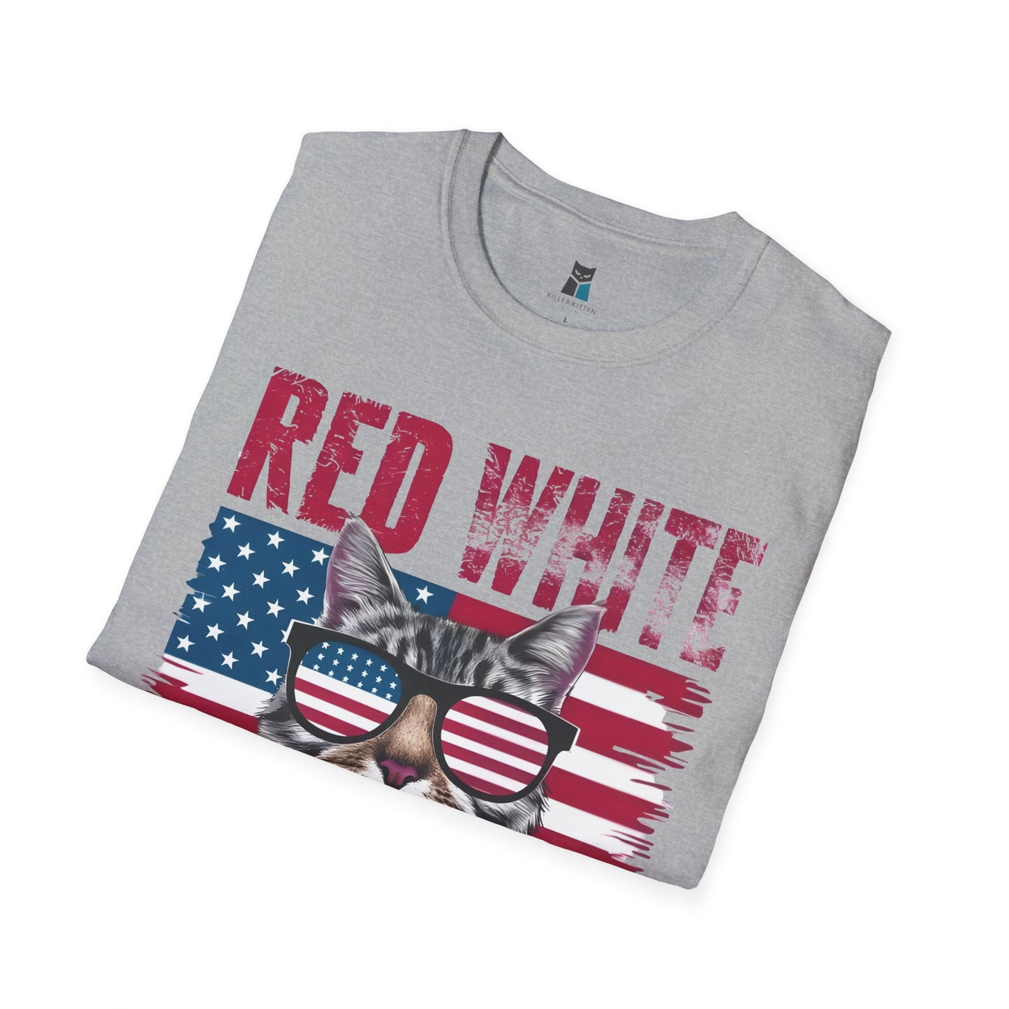 Red, White, and Meow: Show Your Patriotism T-Shirt