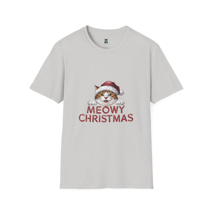 Meowy Christmas Cat T-Shirt