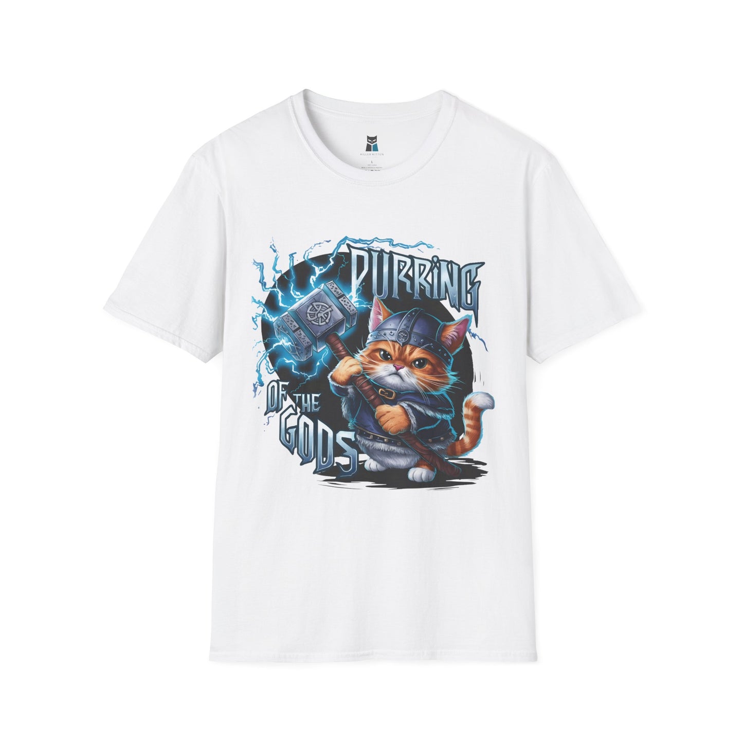 Norse God of Thunder Cat T-Shirt