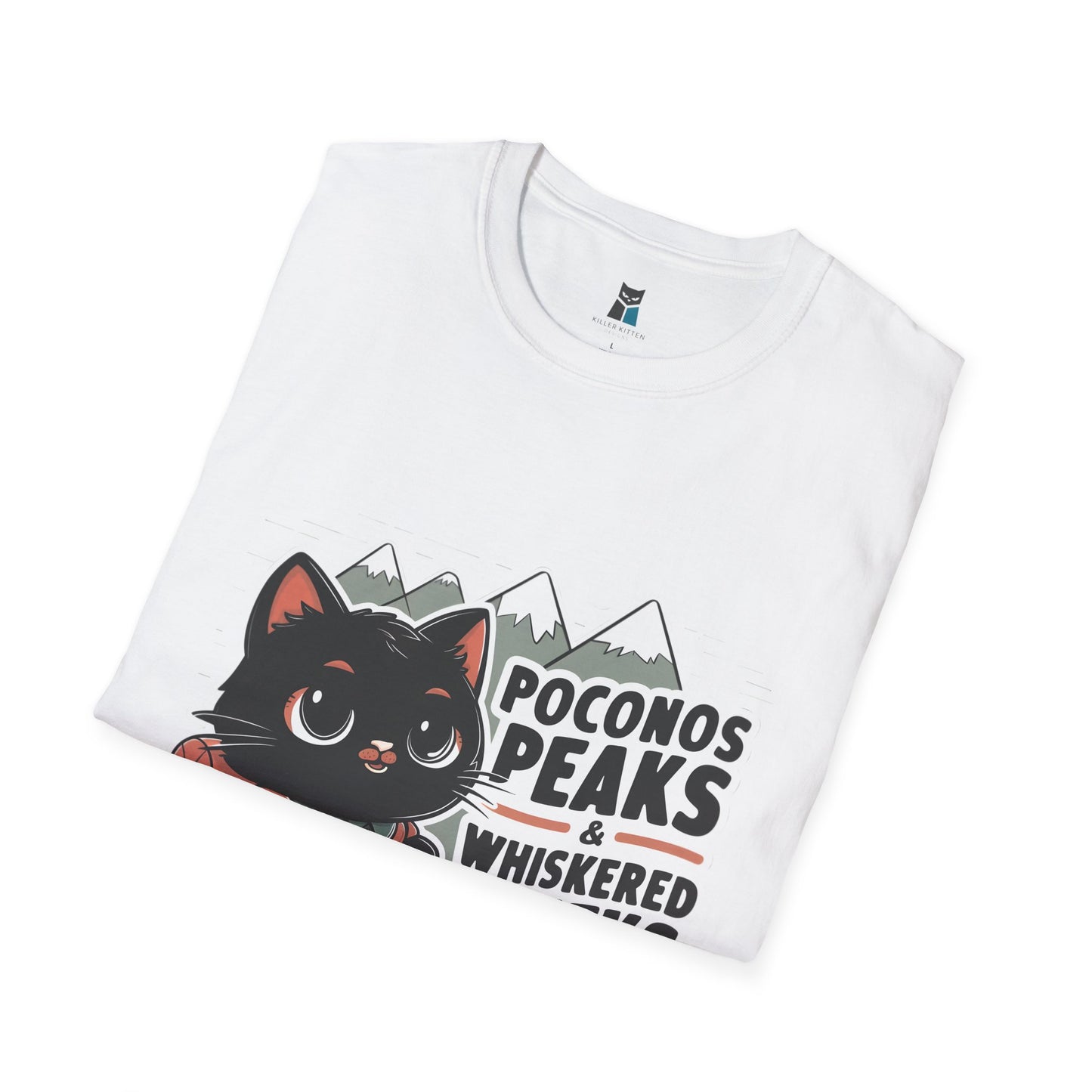 Whiskered Weeks in the Peaks Poconos Adventure T-shirt