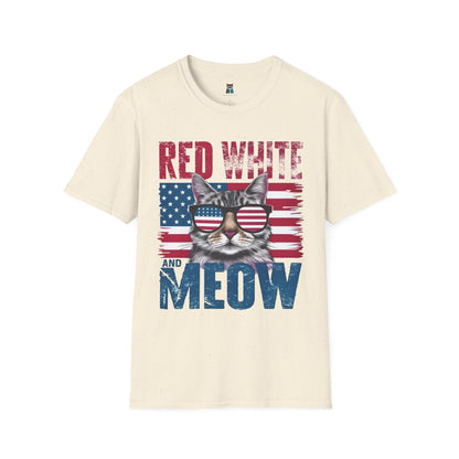 Red, White, and Meow: Show Your Patriotism T-Shirt