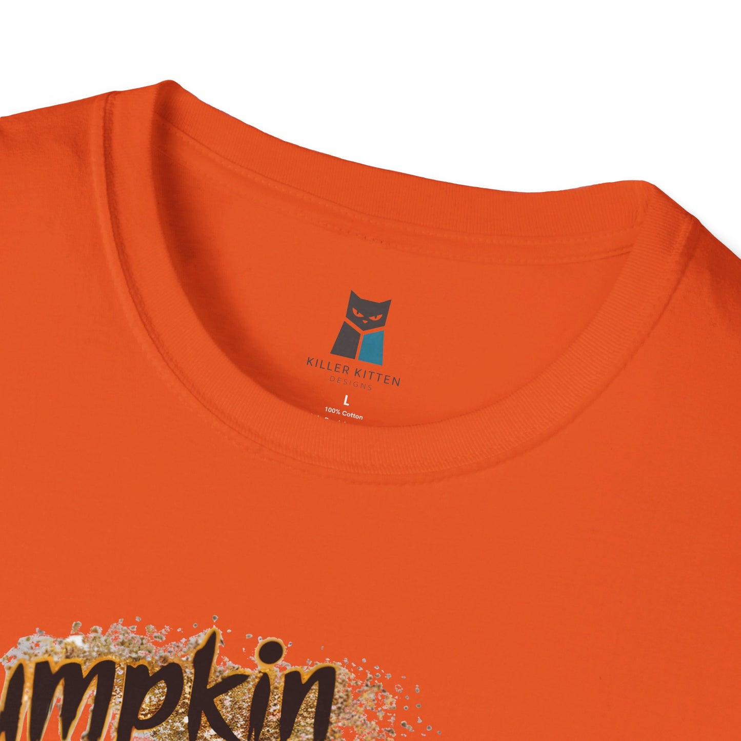 Pumpkin Spice & Purrfect Frights Halloween Cat T-Shirt