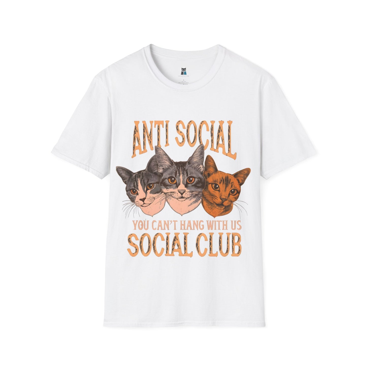 Anti-Social Cat T-Shirt