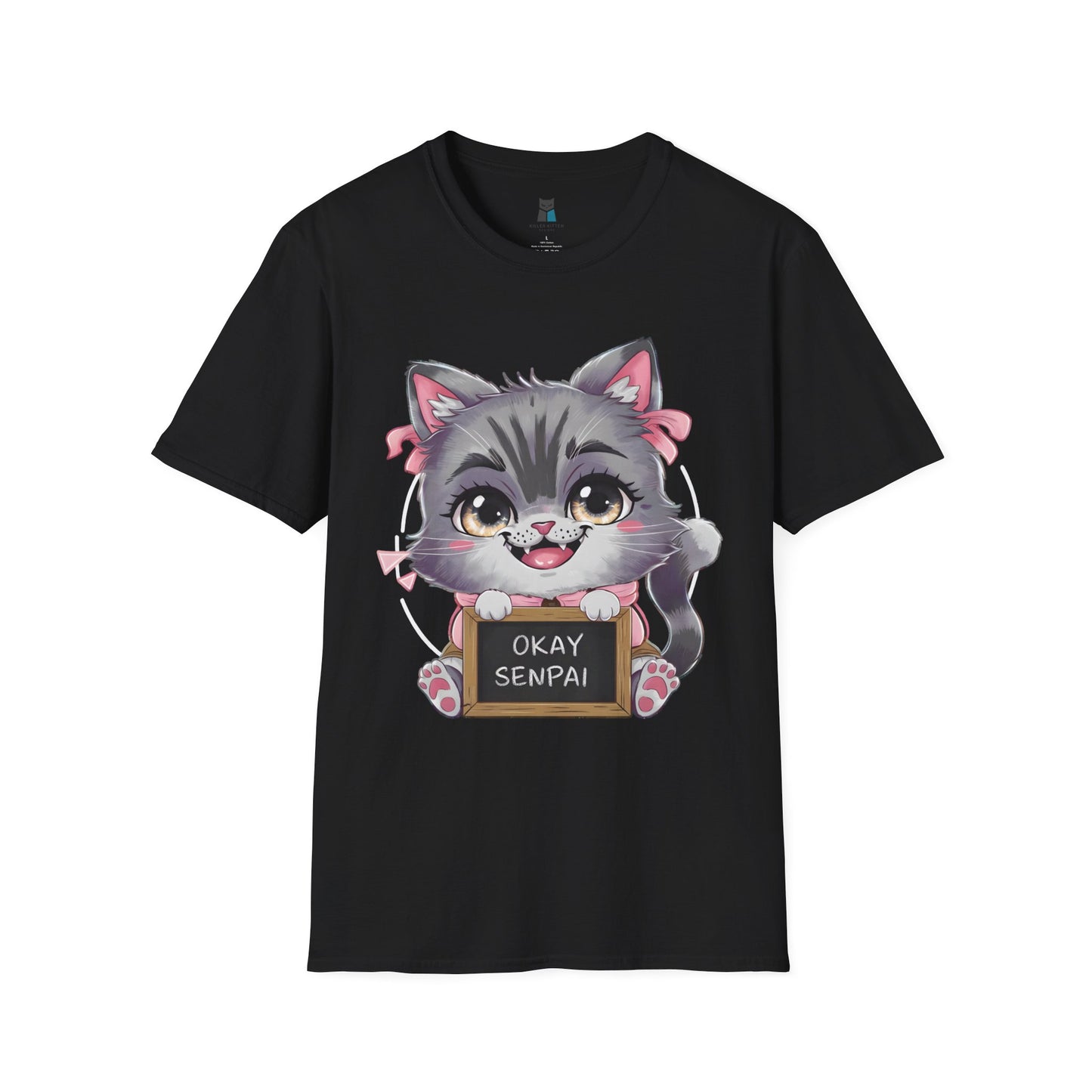 Okay Senpai Kawaii Cat T-shirt