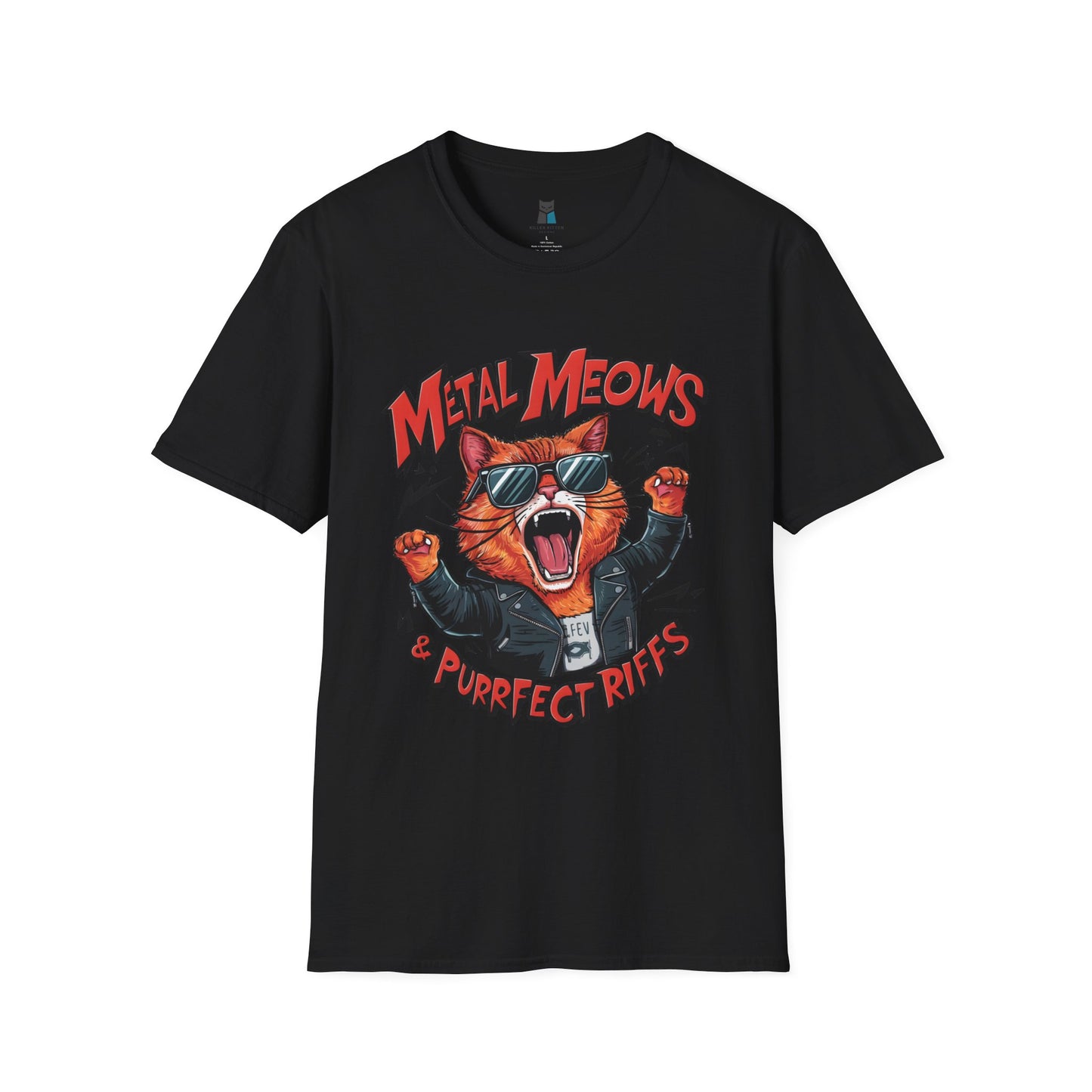 Metal Meows Purrfect Riffs T-Shirt