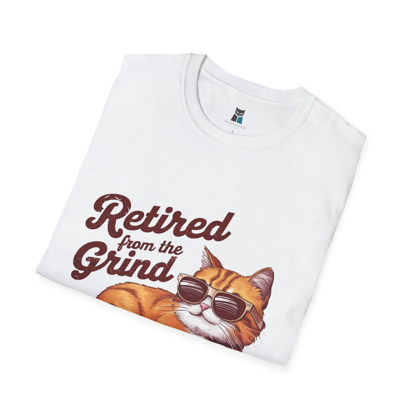 Retired From The Grind Cat T-Shirt