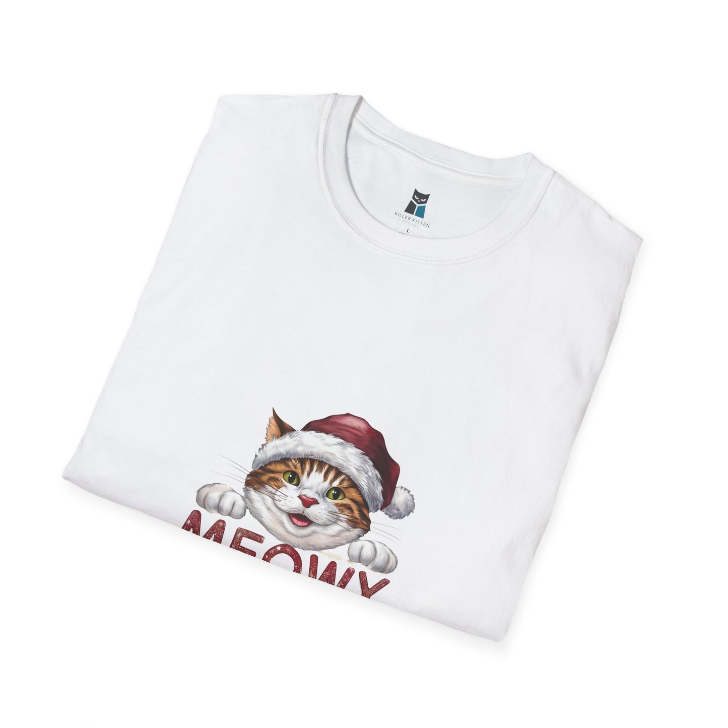 Meowy Christmas Cat T-Shirt