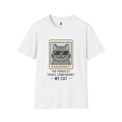 The Purrfect Travel Companion Cat T-Shirt