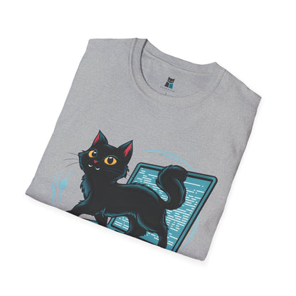 Don’t Worry, I’m from Tech Support! Purrfect IT Tech Cat T-Shirt