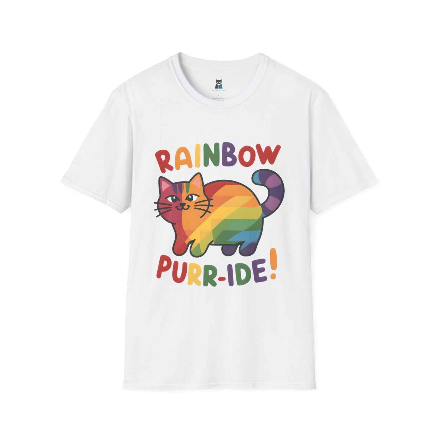 Rainbow Purr-ide Cat T-Shirt