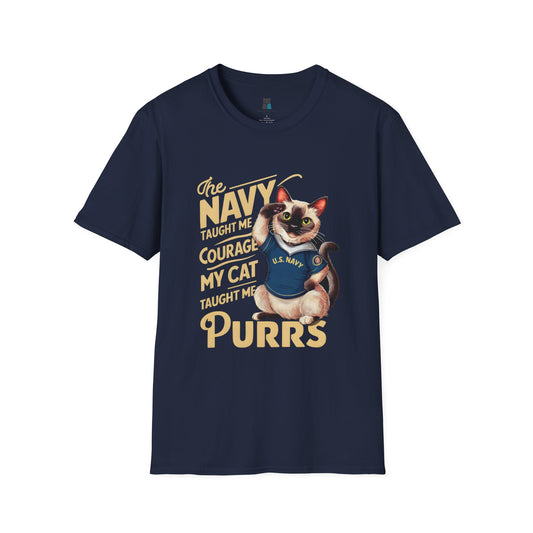 U.S. Navy Retired Cat Lover T-Shirt