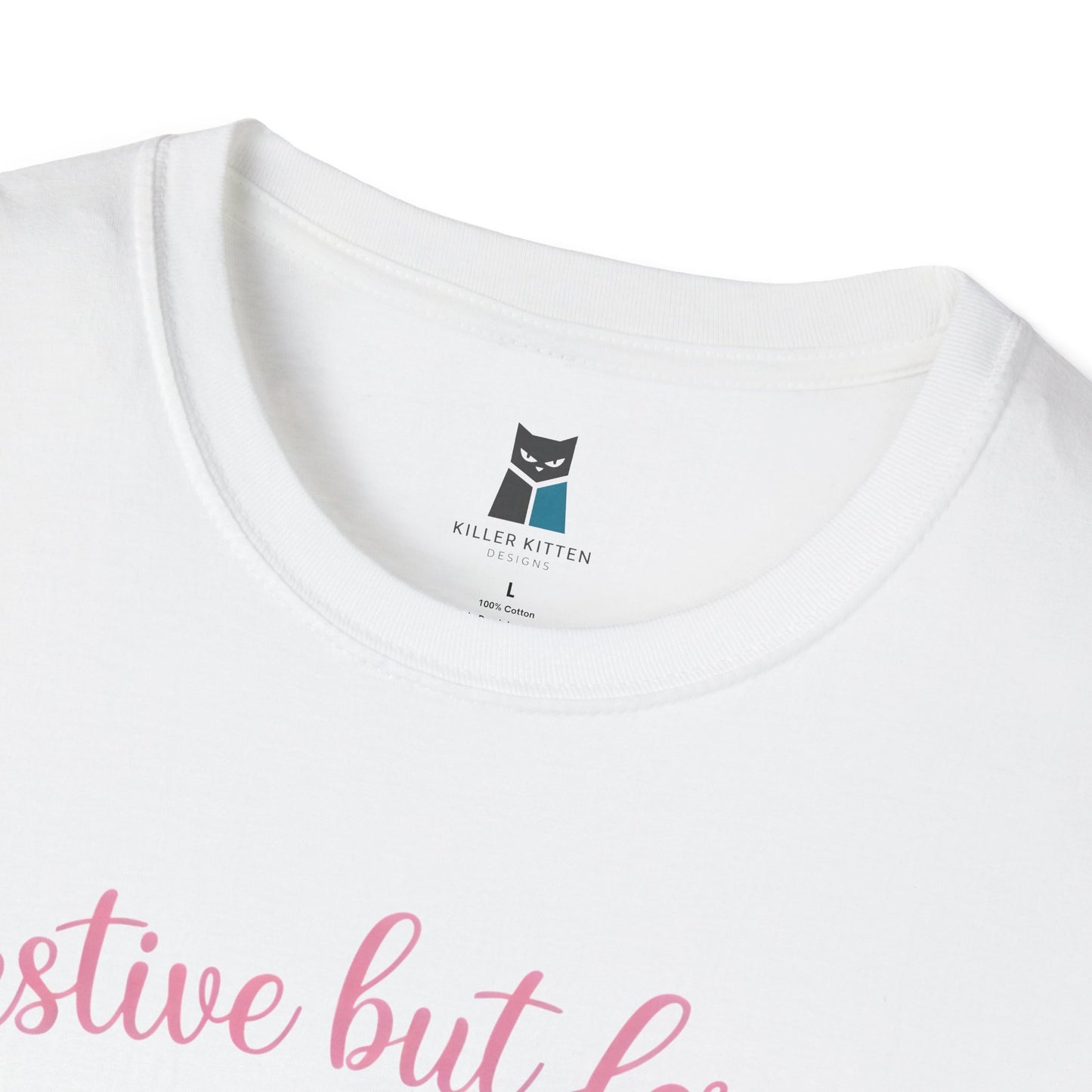 Festive but Feral Cat Unisex T-Shirt