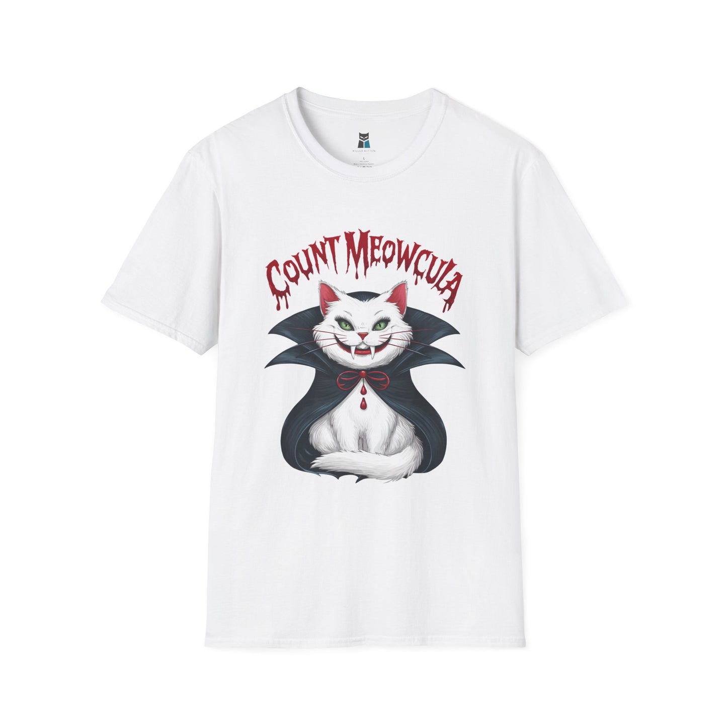 Count Meowcula Halloween Cat T-Shirt